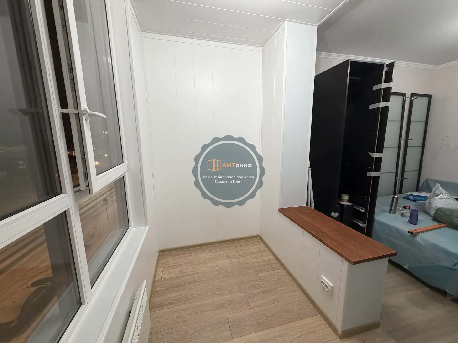 Объединение балкона с комнатой